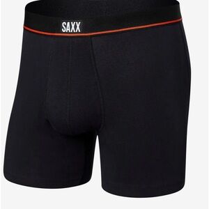 SAXX SXBB46 Non-Stop Stretch Cotton Boxer Brief in Black
